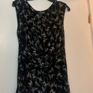 Short sleeved silk top, Sz, L